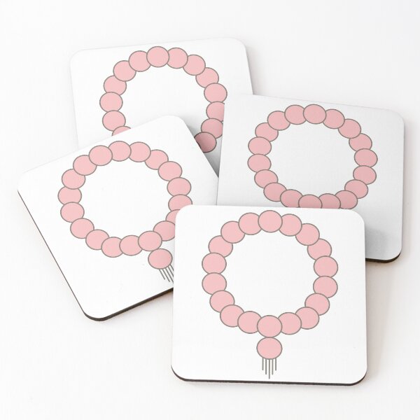 Item preview, Cute Pastel Tasbih Illustration for Ramadan and Islamic Prayer designed and sold by nuchz.