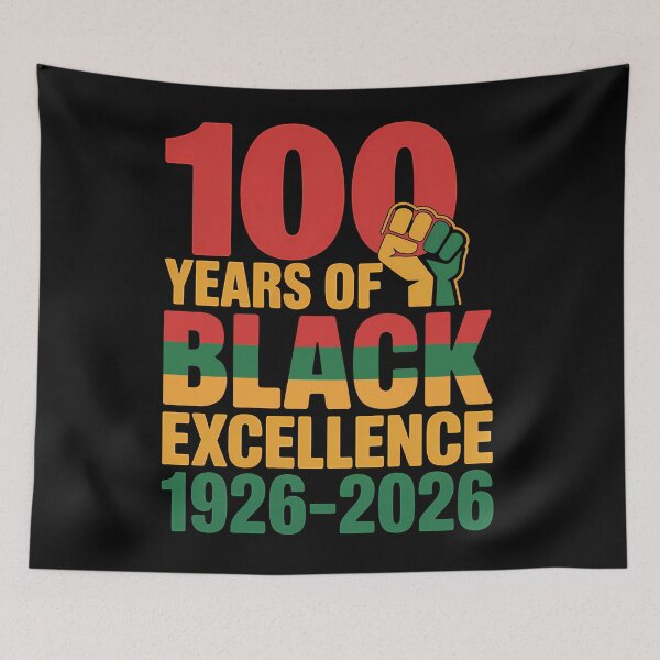 Item preview, 100 Years of Black Excellence 1926–2026 Black History Month Afro Pride designed and sold by RoyesButler.