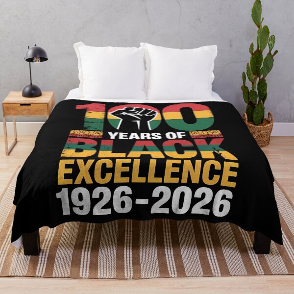 Item preview, 100 Years of Black Excellence Anniversary Afrocentric Typography designed and sold by RoyesButler.