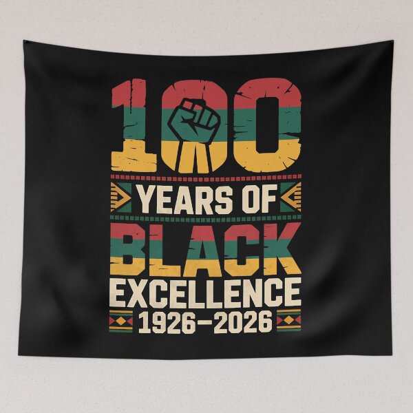 Item preview, 100 Years of Black Excellence Black History Month Afro Pride designed and sold by RoyesButler.