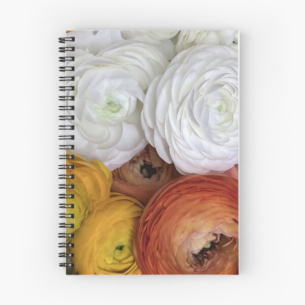 Item preview, Ranunculus Harmony • Rosette Blooms in Peach, Yellow & White designed and sold by PeridotGypsy.