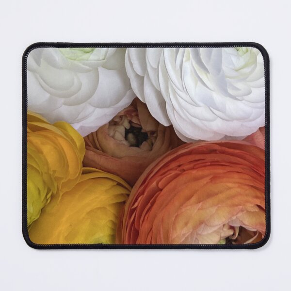 Item preview, Ranunculus Harmony • Rosette Blooms in Peach, Yellow & White designed and sold by PeridotGypsy.