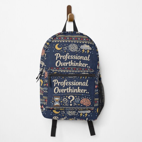 Item preview, Professional Overthinker – Fun Statement Knitwear Design designed and sold by Mauswohn.