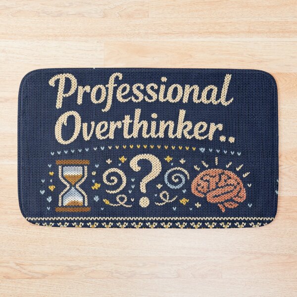 Item preview, Professional Overthinker – Fun Statement Knitwear Design designed and sold by Mauswohn.