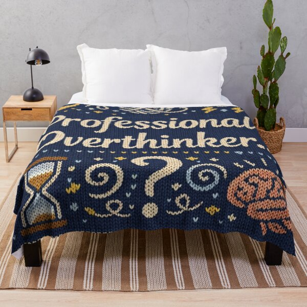 Item preview, Professional Overthinker – Fun Statement Knitwear Design designed and sold by Mauswohn.