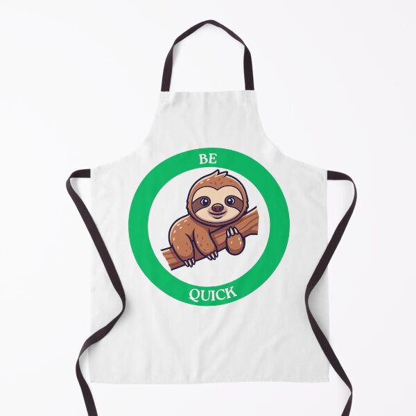 Item preview, Be Quick Sloth - Cute Sloth on Branch Circle Sticker designed and sold by Love3Happy.