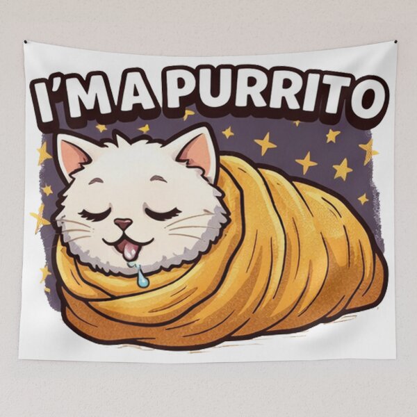 Item preview, I'm a Purrito designed and sold by DinsignStudio.