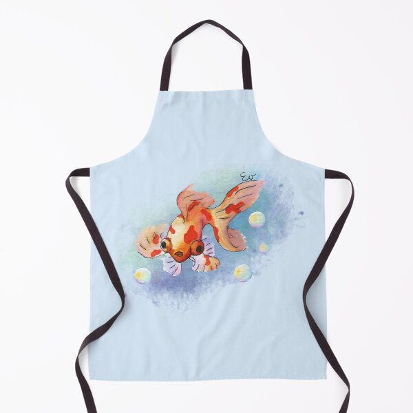 Item preview, Telescope-Eyed Goldfish Watercolor Painting designed and sold by Eusong.