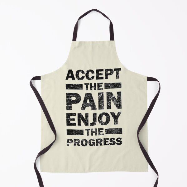 Item preview, Accept the Pain, Enjoy the Progress - Motivational Quotes designed and sold by Vicky021.