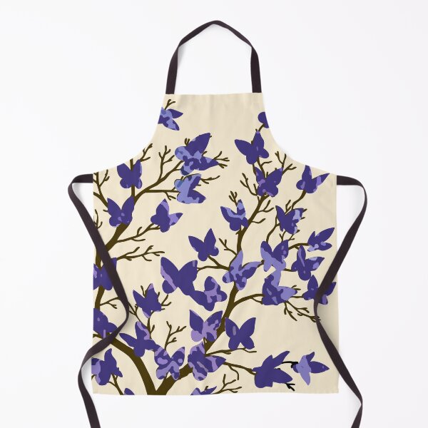 Item preview, Violet Butterfly Tree Stencil Pouring Art designed and sold by GAP90.
