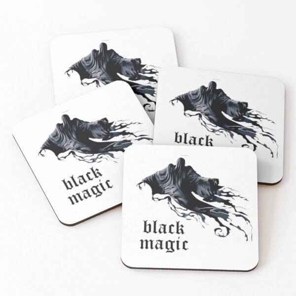 Item preview, ​Floating Dark Phantom - Black Magic Typography designed and sold by StickerBuild07 .