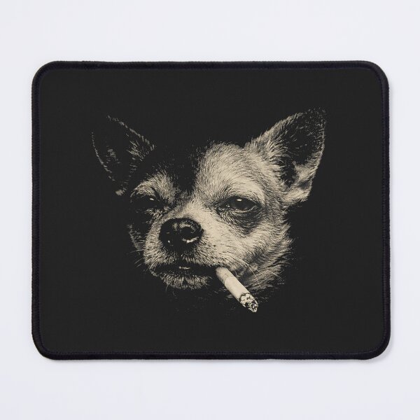 Item preview, Funny Smoking Chihuahua Vintage Y2K Grunge Dog Graphic Tee designed and sold by FrankIsabel.