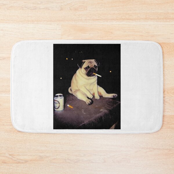 Item preview, Funny Smoking Dog Pug Meme  designed and sold by FrankIsabel.