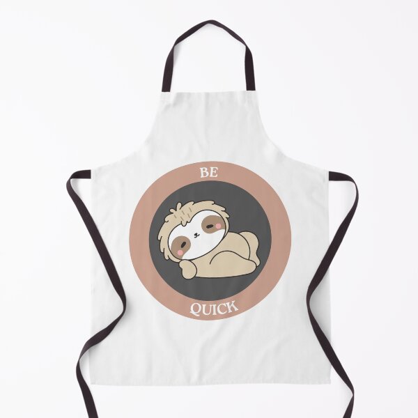 Item preview, Be Quick Sloth - Cute Minimalist Sloth Meme Circle designed and sold by Love3Happy.