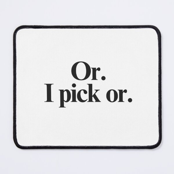 Item preview, I Pick Or - Heated Rivalry - Black Text designed and sold by ButtaJelly.