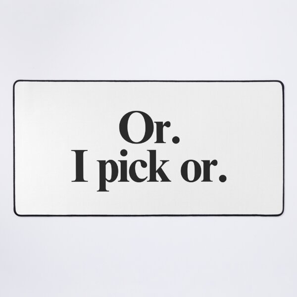 Item preview, I Pick Or - Heated Rivalry - Black Text designed and sold by ButtaJelly.