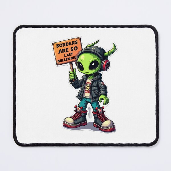 Item preview, Rebellious Alien Punk - Urban Protest Vibe designed and sold by SpektroDesign.
