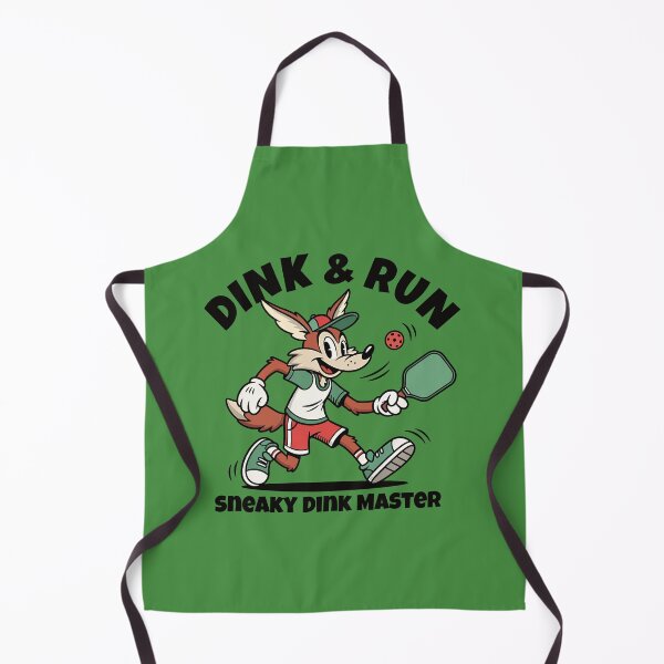 Item preview, Pickleball Coyote Dink & Run | Funny Sneaky Dink Master Cartoon designed and sold by Quipzzy.