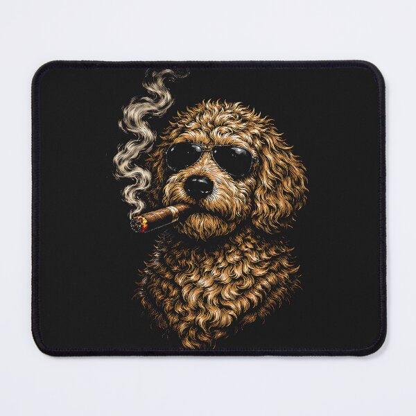 Item preview, Goldendoodle Dog Smoking Cigarette Funny Goldendoodle Meme designed and sold by FrankIsabel.