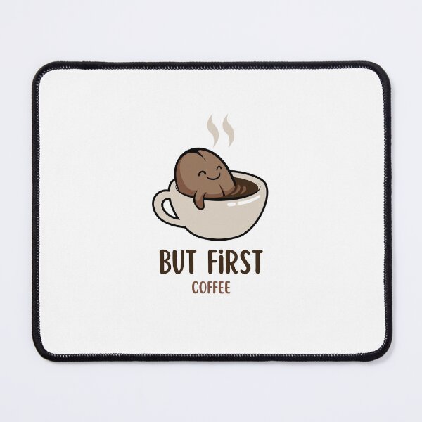 Item preview, But First Coffee Cute Illustration designed and sold by DesingsDG22.