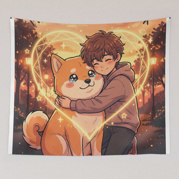 Item preview, Anime Dog Loyalty designed and sold by Midnight Replay.
