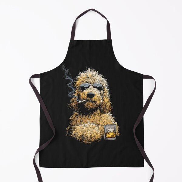 Item preview, goldendoodle Dog Smoking Cigarette Funny Goldendoodle Meme designed and sold by FrankIsabel.