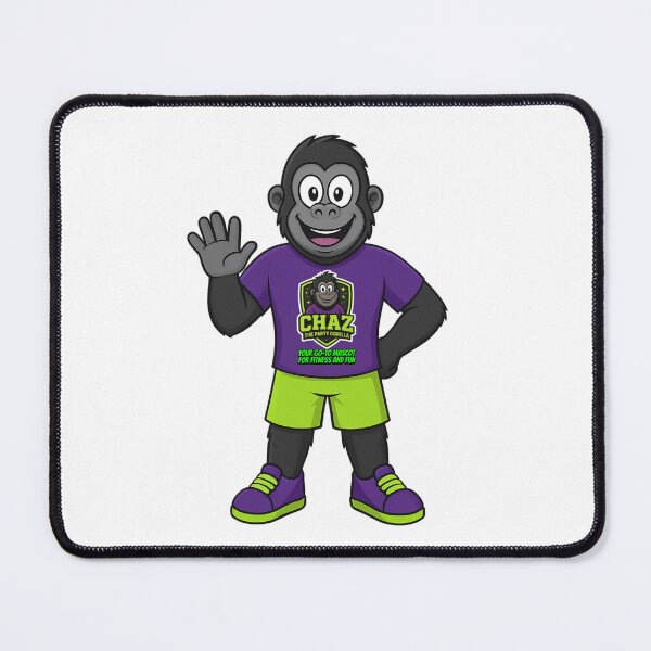 Item preview, Chaz The Party Gorilla The Fitness Mascot - Saying HI designed and sold by The Mascot Dude & The Mascot Support Group .
