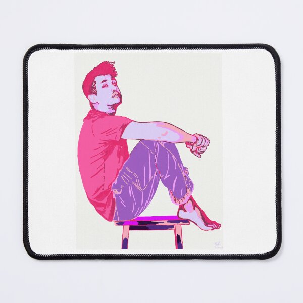 Item preview, Erik/Stool - PINK - O-town - sticker artwork designed and sold by Burn720designs.
