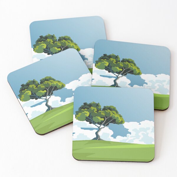 Item preview, Solitary Tree on Green Hill Landscape Vector designed and sold by Preat Landscape Vector.