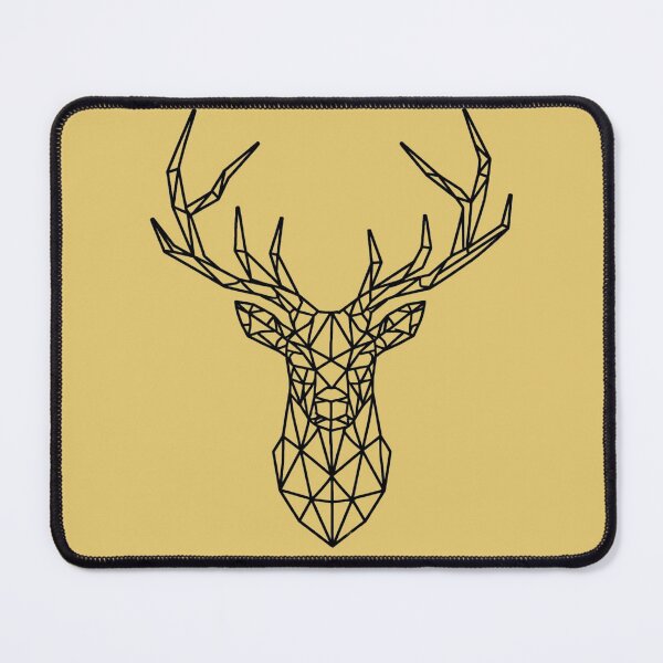 Item preview, Dark Geometric Deer for light backgrounds designed and sold by WhiskerAccords.