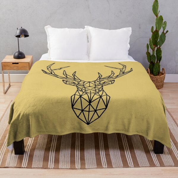 Item preview, Dark Geometric Deer for light backgrounds designed and sold by WhiskerAccords.