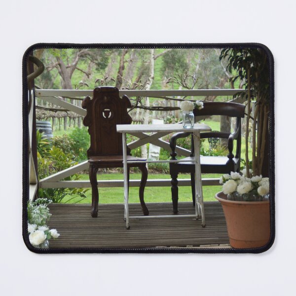 Item preview, Rustic Signing Table with Vintage Chairs – Magpie Springs Romance designed and sold by MagpieSprings.