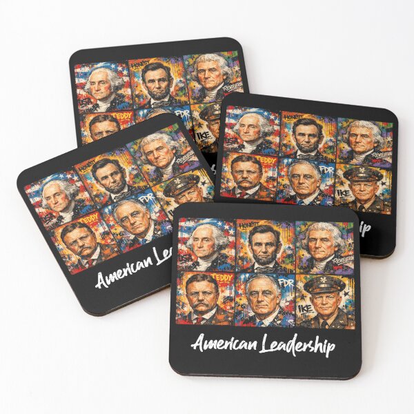 Item preview, AMERICA's 6 BEST LEADERS designed and sold by Cartoon Capo's Emporium.