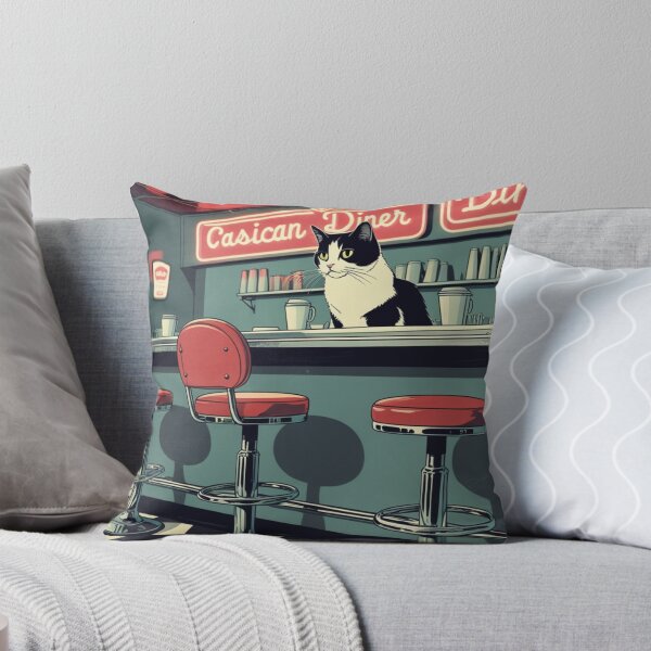 Item preview, Tuxedo Cat's Diner designed and sold by LEO'S CREATURE　れおずくりーちゃー.