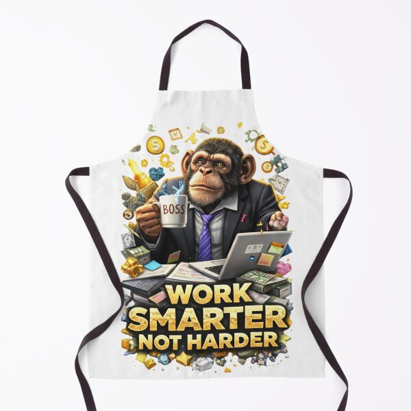 Item preview, Chimpanzee Executive Embracing a Modern Work Ethic designed and sold by newvisionart191.