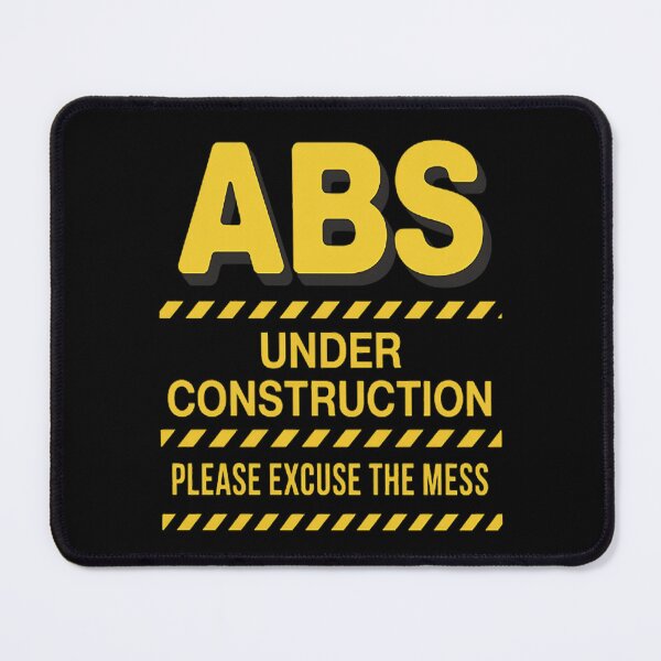 Item preview, Abs Workout Humor Under Construction designed and sold by HaiharryCartoon.
