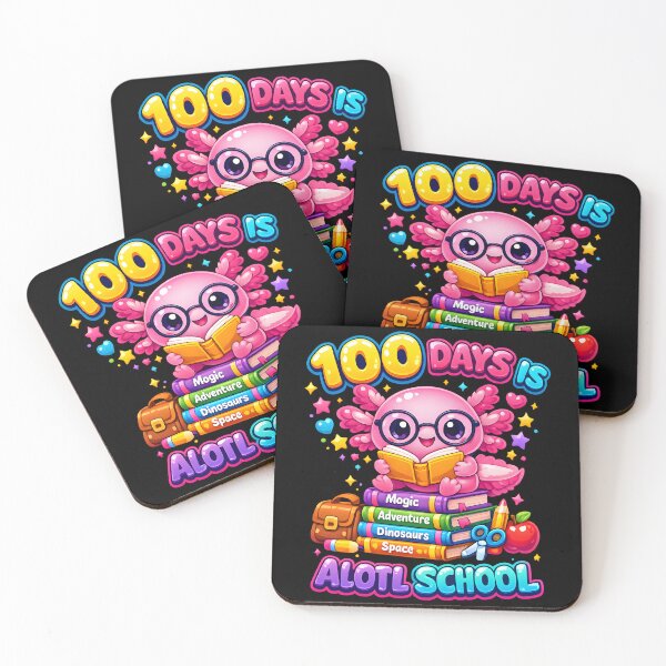 Item preview, 100 Days Is 'Alotl' School Fun designed and sold by VampimorPH.