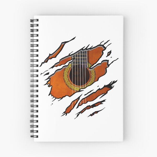 Item preview, Acoustic Guitar Shredded Metal Rip Design designed and sold by Uncer59.