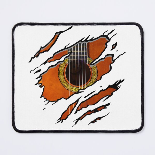 Item preview, Acoustic Guitar Shredded Metal Rip Design designed and sold by Uncer59.