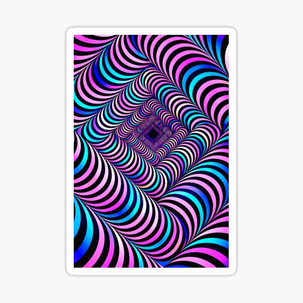 Optical Illusions Sticker