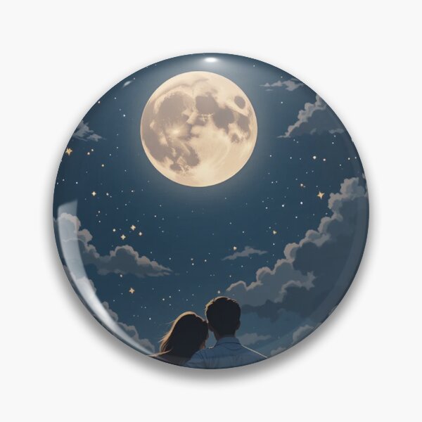 Item preview, Starlit Moon Love designed and sold by PixelVibe782.