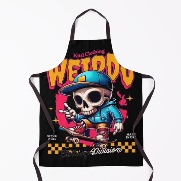 Item preview, Weirdo Clothing Division - Retro Skateboard Skull Design designed and sold by GenZFashion000.