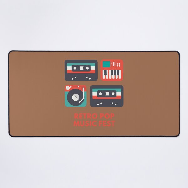 Item preview, Retro Pop Music Fest – Vintage Cassette, Vinyl & Synth Music Design designed and sold by MUKUND FASHION DESIGN.