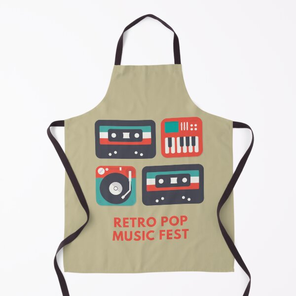 Item preview, Retro Pop Music Fest – Vintage Cassette, Vinyl & Synth Music Design designed and sold by MUKUND FASHION DESIGN.