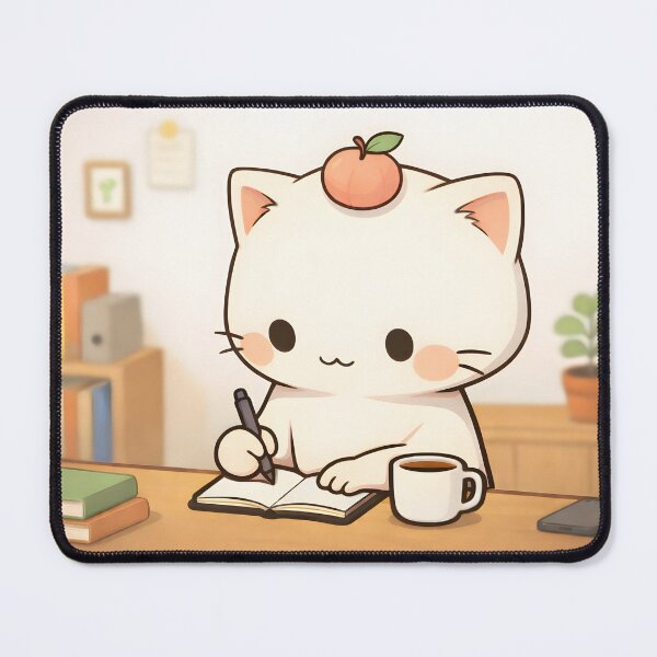 Item preview, Moku the Cat – Kawaii Cozy Journaling Art designed and sold by HelloMoku.