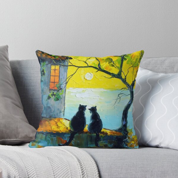 Item preview, Cats Watching the Sunset Together designed and sold by Olha Darchuk.