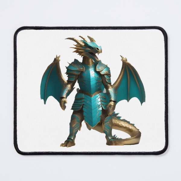 Item preview, Dragon in turquoise armour designed and sold by Rayclif.