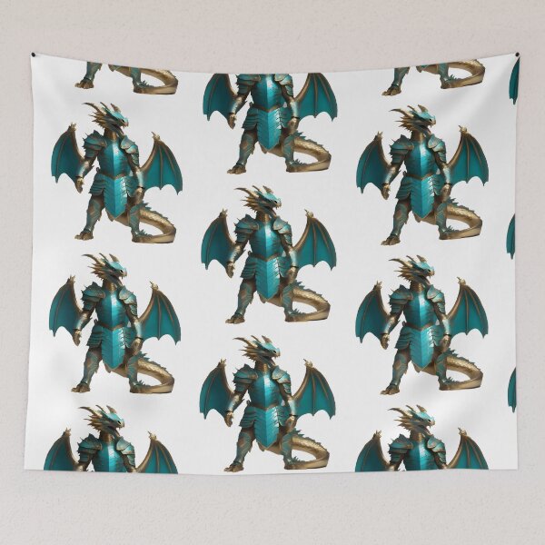 Item preview, Dragon in turquoise armour designed and sold by Rayclif.
