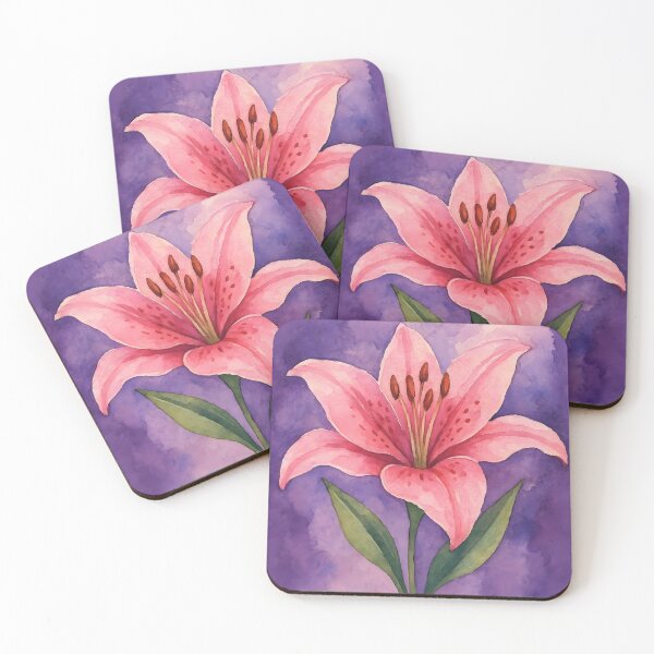 Item preview, Pink Lily Flower designed and sold by GraphicsClub.