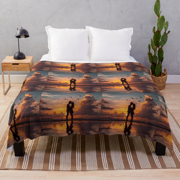 Item preview, Sunset Embrace Love designed and sold by PixelVibe782.